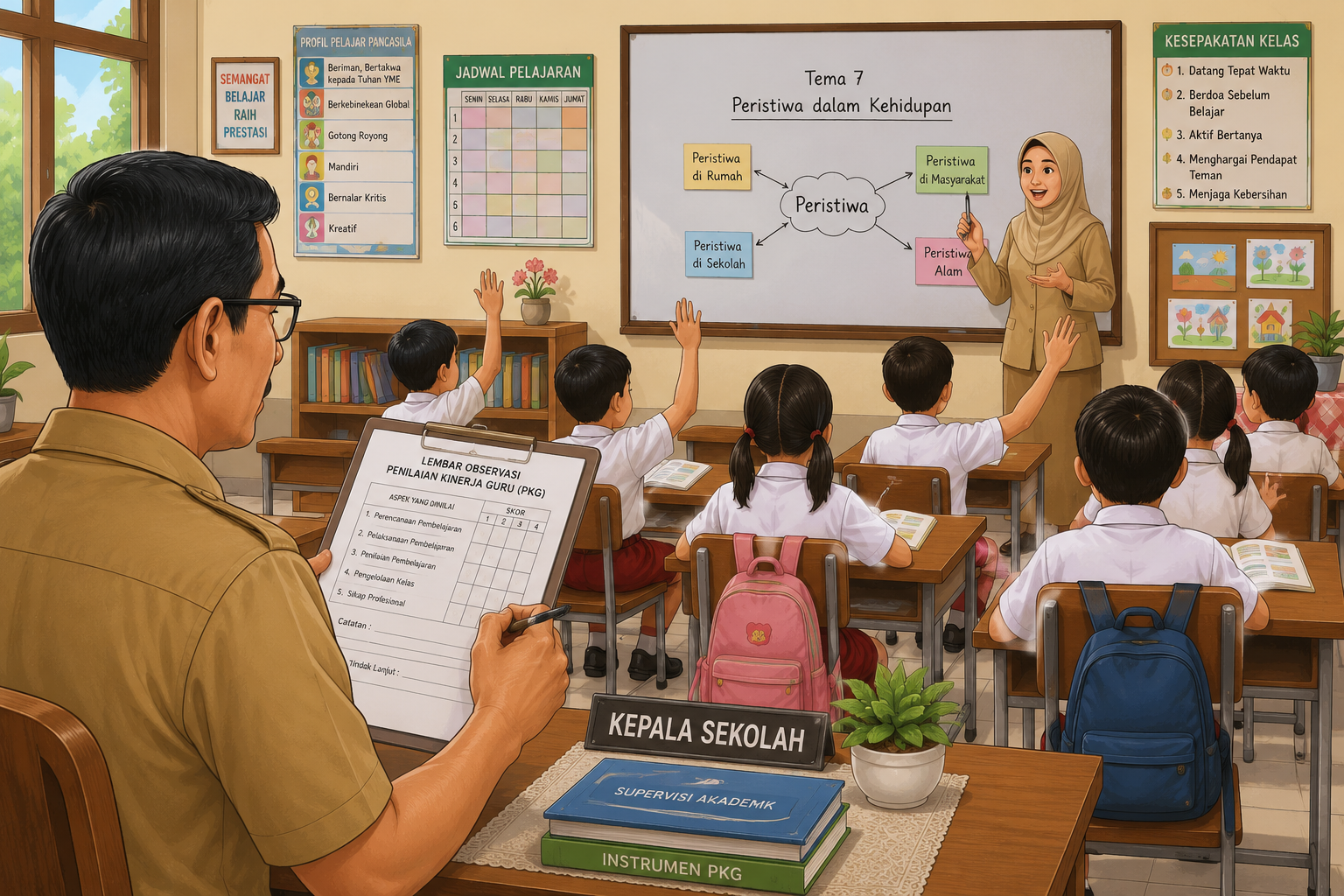 Supervisi Pembelajaran PKKS & PKG