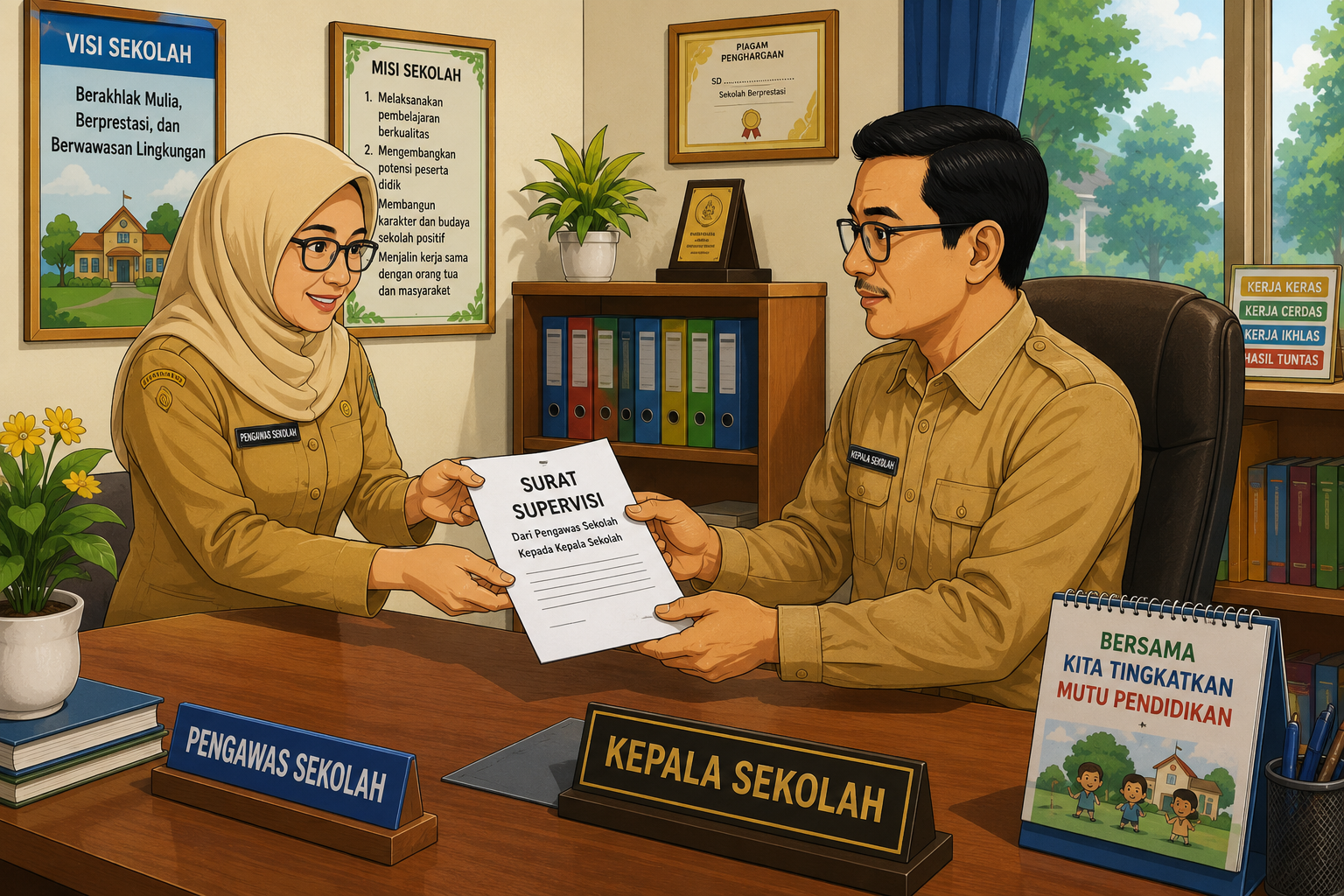 Ilustrasi Penilaian Kinerja Kepala Sekolah